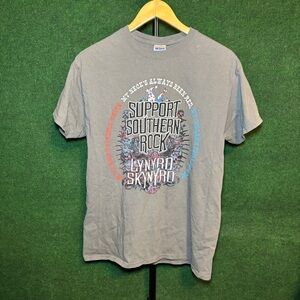 Gildan Gray Southern Rock Lynyrd Skynrd Tee